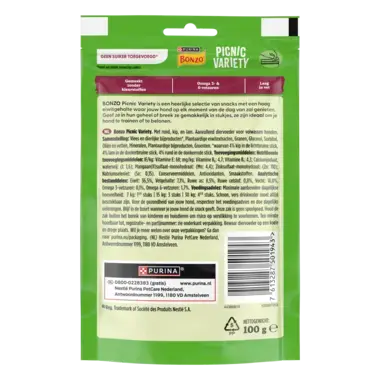 BONZO® Picnic Variety met Kip, met Rund, met Lam hondensnacks