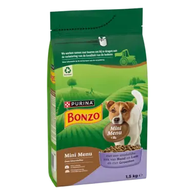 BONZO® Mini Menu met Lam en Rund hondenvoer