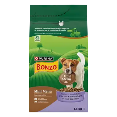 BONZO® Mini Menu met Lam en Rund hondenvoer