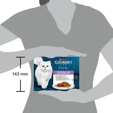 GOURMET™ Perle Land en Zee Duo kattenvoer nat