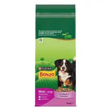 BONZO® Maxi voor grote rassen met Rund hondenvoer