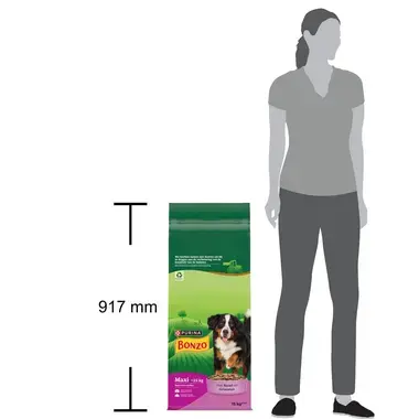 BONZO® Maxi voor grote rassen met Rund hondenvoer
