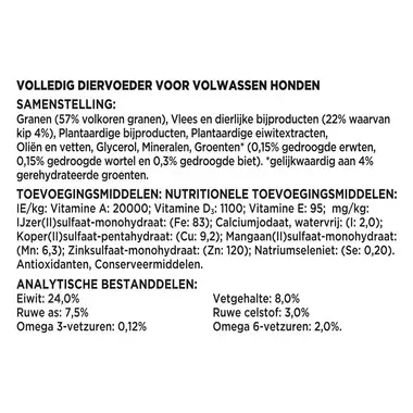 BENEFUL® Gezond Gewicht met Kip, Tuingroenten en Vitaminen hondenvoer