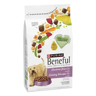 BENEFUL® Gelukkig Volwassen 7+ met Kip, Tuingroenten en Vitaminen hondenvoer