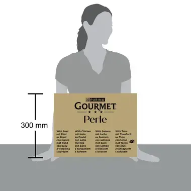 GOURMET™ Perle Mini Filets in Saus met Rund, Kip, Zalm, Tonijn kattenvoer nat