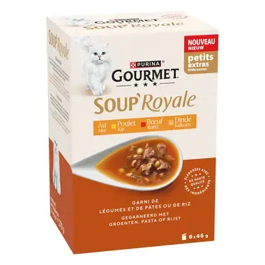 GOURMET™ Soup Royale Vlees Kattenvoer Nat