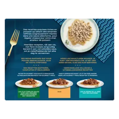 GOURMET™ Perle Ocean Flakes in Saus kattenvoer nat