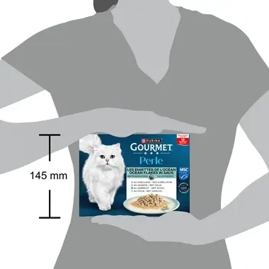 GOURMET™ Perle Ocean Flakes in Saus kattenvoer nat