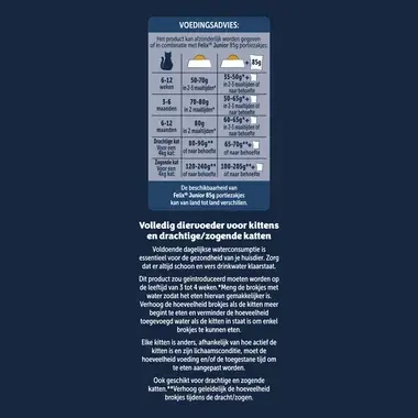 FELIX® Dubbel Zo Lekker Junior met Kip en Kalkoen Kitten Kattenvoer