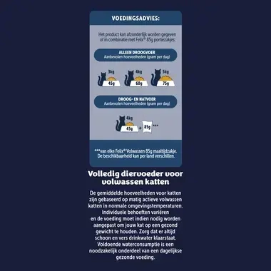 FELIX® Dubbel Zo Lekker met Zalm en Zeevis kattenvoer