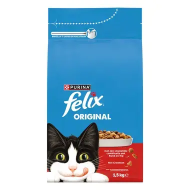 FELIX® Original met Rund en Kip en met Groenten Kattenvoer