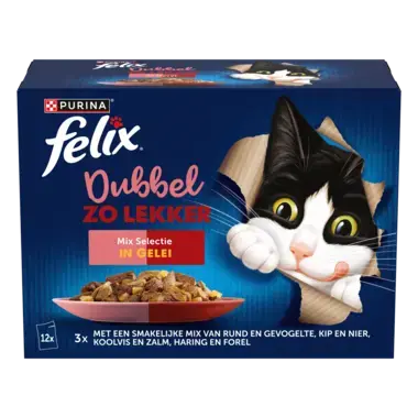 Felix kattenvoer Elke Dag Feest Dubbel Mix vooraanzicht