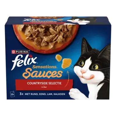 Felix kattenvoer Sensations Saus countryside selectie vooraanzicht
