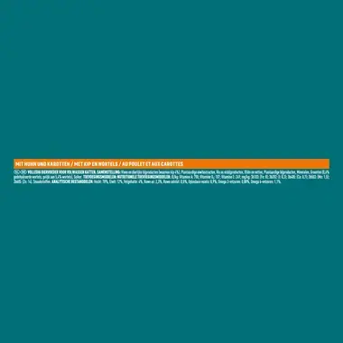 Purina ONE® Sensitive Fijne Malse Reepjes in Saus met Kip natvoer voor katten 4x85g