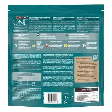 PURINA ONE® Adult Rijk aan Rund en Volkoren Granen kattenvoer