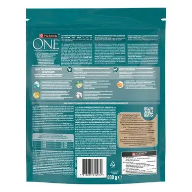PURINA ONE® Adult Rijk aan Zalm en Volkoren Granen kattenvoer