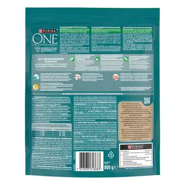 PURINA ONE® Indoor Formula Rijk aan Kalkoen en Volkoren Granen kattenvoer