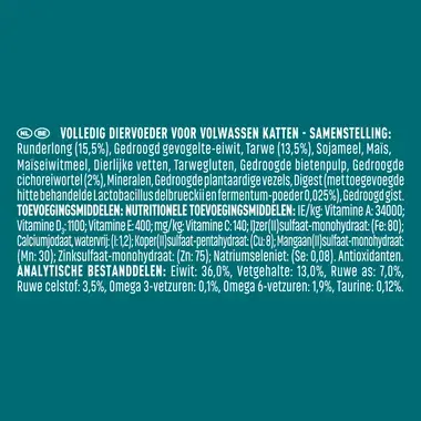 PURINA ONE® Sterilcat Rijk aan Rund en Tarwe kattenvoer
