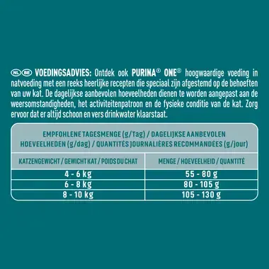 PURINA ONE® Sterilcat Rijk aan Rund en Tarwe kattenvoer