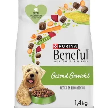 BENEFUL® Gezond Gewicht met Kip, Tuingroenten en Vitaminen hondenvoer