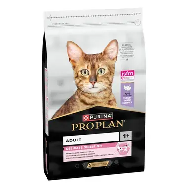 PRO PLAN kattenvoer delicate kalkoen voorzijde
