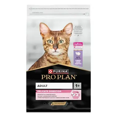 PRO PLAN kattenvoer delicate kalkoen achterzijde