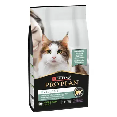 07613287232564 C1L1 Pro Plan Kat rijk aan kalkoen 1.4kg 44070346