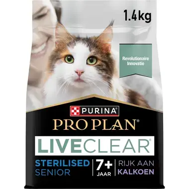 PRO PLAN LIVECLEAR senior kalkoen MHI
