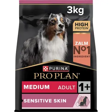 MHI PURINA® PRO PLAN® Medium Adult Sensitive Skin Rijk aan Zalm 