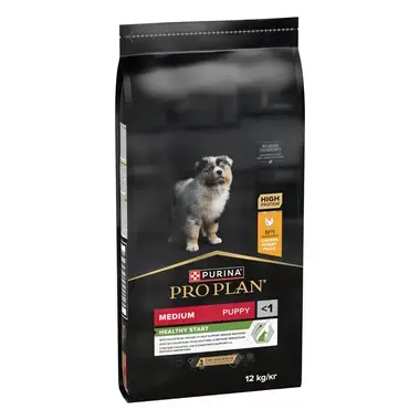 Pro Plan hondenvoer Medium Puppy Kip voorzijde