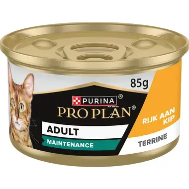 PURINA® PRO PLAN® Adult Kat Terrine Rijk aan Kip natvoer