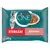 Purina ONE® Sterilcat Fijne Malse Reepjes in Saus met Zalm natvoer voor katten 4x85g