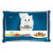 Gourmet Perle Duo kattenvoer vis vlees saus voorzijde