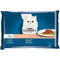 Gourmet Perle kattenvoer mini filets rund kip zalm saus voorzijde