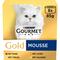 GOURMET™ Gold Mousse met Tonijn, Lever, Kalkoen, Rund kattenvoer nat