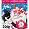 Felix Party Mix Winter Mix met Kalkoen- en Cranberry smaak kattensnacks