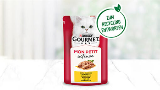 Gourmet Mon Petit, speciaal ontworpen om te worden gerecycled
