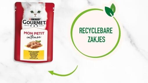 Gourmet Mon Petit, speciaal ontworpen om te worden gerecycled