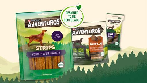 Assortiment hondensnacks van AdVENTuROS 