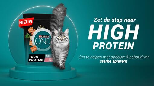 Zet de stap naar high protein met Purina ONE ®